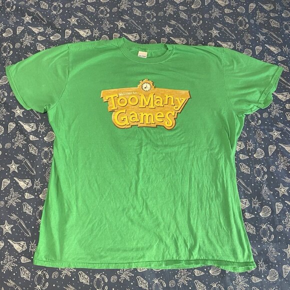 Too Many Games Convention T Shirt 2019 Collectible Merch Semi Fitted Men's XL - Picture 6 of 7